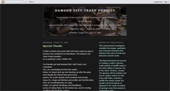 Desktop Screenshot of dawsoncitytrashproject.blogspot.com