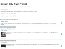 Tablet Screenshot of dawsoncitytrashproject.blogspot.com