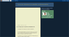 Desktop Screenshot of cholesterol-fr.blogspot.com