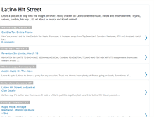 Tablet Screenshot of latinohitstreet.blogspot.com