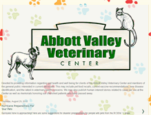 Tablet Screenshot of abbottvalleyvet.blogspot.com