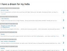 Tablet Screenshot of ihaveadreamforindia.blogspot.com