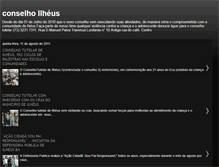 Tablet Screenshot of conselhoilheus.blogspot.com