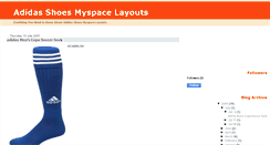 Desktop Screenshot of adidas-shoes-myspace-layouts.blogspot.com