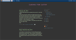 Desktop Screenshot of caring-for-cathy.blogspot.com