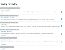 Tablet Screenshot of caring-for-cathy.blogspot.com