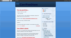 Desktop Screenshot of carrpeediem.blogspot.com