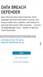 Mobile Screenshot of databreachdefender.blogspot.com