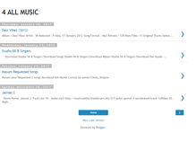 Tablet Screenshot of 4-all-music.blogspot.com