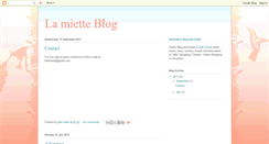 Desktop Screenshot of la-miette.blogspot.com