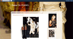 Desktop Screenshot of iswearonchanel.blogspot.com