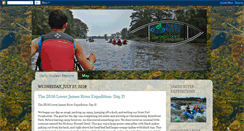 Desktop Screenshot of jamesriverexpedition.blogspot.com