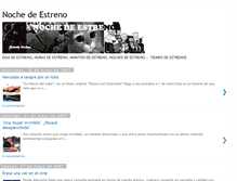 Tablet Screenshot of nochedeestreno.blogspot.com