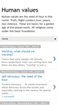 Mobile Screenshot of human-values.blogspot.com