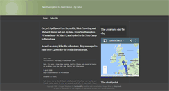 Desktop Screenshot of cycletobarca.blogspot.com