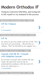 Mobile Screenshot of modernorthodoxif.blogspot.com