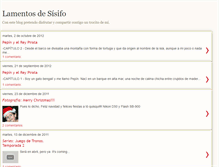 Tablet Screenshot of lamentosdesisifo.blogspot.com