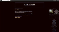 Desktop Screenshot of cyrilguiraud.blogspot.com
