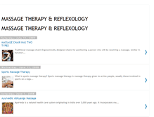 Tablet Screenshot of massagetherapyandreflexology.blogspot.com