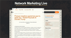 Desktop Screenshot of networkmarketinglive.blogspot.com