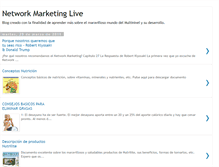 Tablet Screenshot of networkmarketinglive.blogspot.com