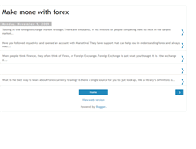 Tablet Screenshot of online2forexmoney.blogspot.com