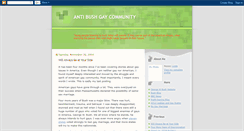 Desktop Screenshot of gogaybush.blogspot.com