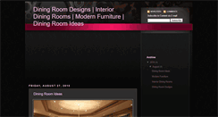 Desktop Screenshot of diningroomdesigns2010.blogspot.com