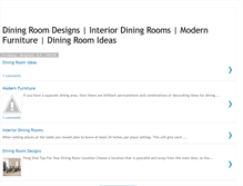 Tablet Screenshot of diningroomdesigns2010.blogspot.com