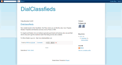 Desktop Screenshot of dialclassifieds.blogspot.com