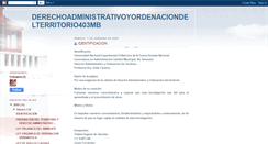 Desktop Screenshot of derechoadministrativoyordenacion.blogspot.com