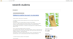 Desktop Screenshot of notatnik-studenta.blogspot.com