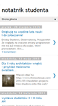 Mobile Screenshot of notatnik-studenta.blogspot.com