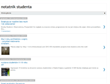 Tablet Screenshot of notatnik-studenta.blogspot.com