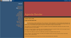 Desktop Screenshot of agendabender.blogspot.com