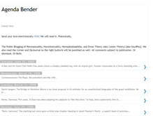 Tablet Screenshot of agendabender.blogspot.com