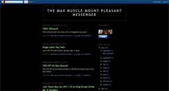 Desktop Screenshot of maxmusclemountpleasant.blogspot.com