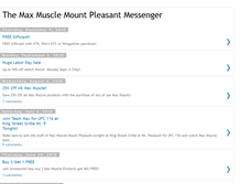 Tablet Screenshot of maxmusclemountpleasant.blogspot.com