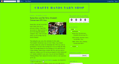 Desktop Screenshot of craftyhandsyarnshop.blogspot.com