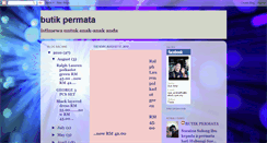 Desktop Screenshot of butikpermata.blogspot.com