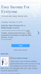 Mobile Screenshot of easyincome4me.blogspot.com