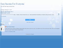 Tablet Screenshot of easyincome4me.blogspot.com