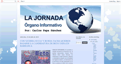 Desktop Screenshot of lajornada-huacho.blogspot.com