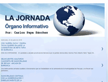 Tablet Screenshot of lajornada-huacho.blogspot.com