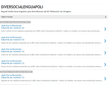 Tablet Screenshot of diversocialenguapoli.blogspot.com