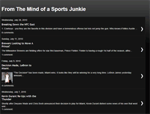 Tablet Screenshot of fromthemindofasportsjunkie.blogspot.com