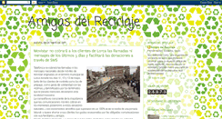Desktop Screenshot of amigasreciclaje.blogspot.com