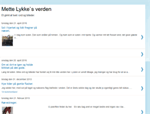 Tablet Screenshot of lykkesverden.blogspot.com