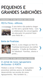 Mobile Screenshot of pequenosgrandessabichoes.blogspot.com