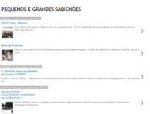 Tablet Screenshot of pequenosgrandessabichoes.blogspot.com
